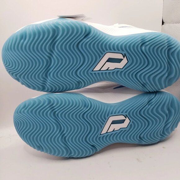 Adidas DAME CERTIFIED 2 LOW IE7794 White Blue Mens Basketball Shoes Size 7.5 - Picture 7 of 8